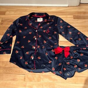 Abercrombie & Fitch Navy Floral Pajama Set
